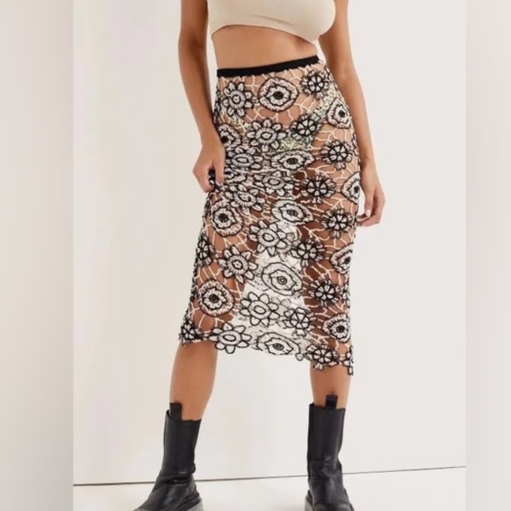 For love and lemons crochet skirt